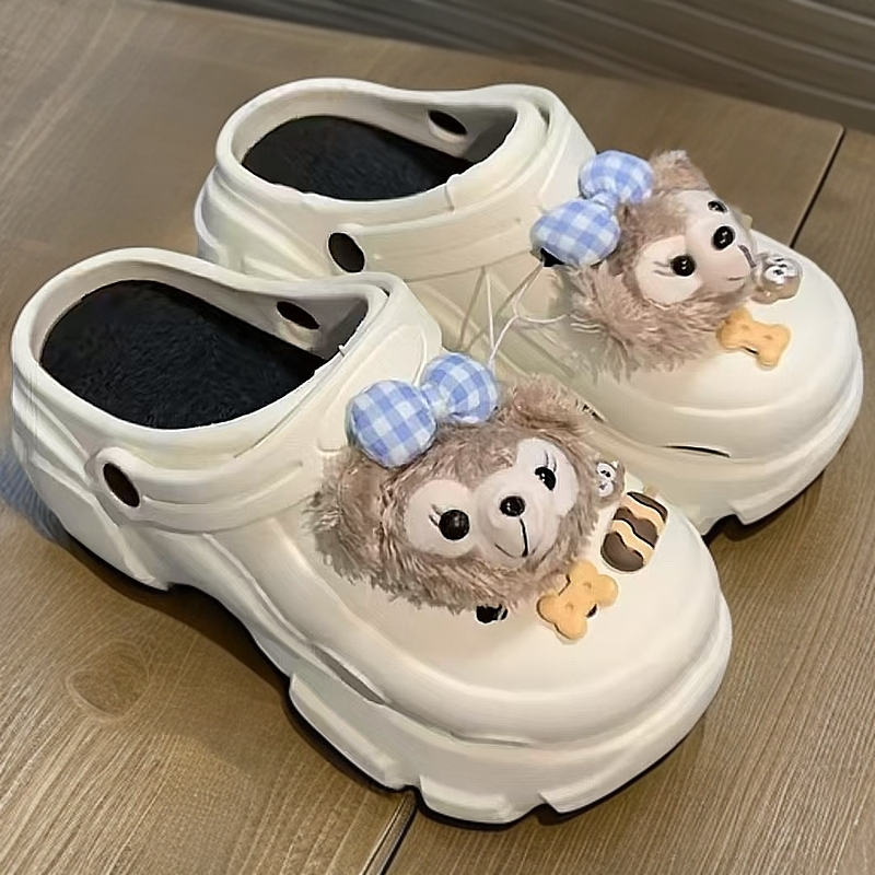 201-400软底按照编码拍防滑棉鞋洞洞鞋网红女士情侣居家（阿鸡1）