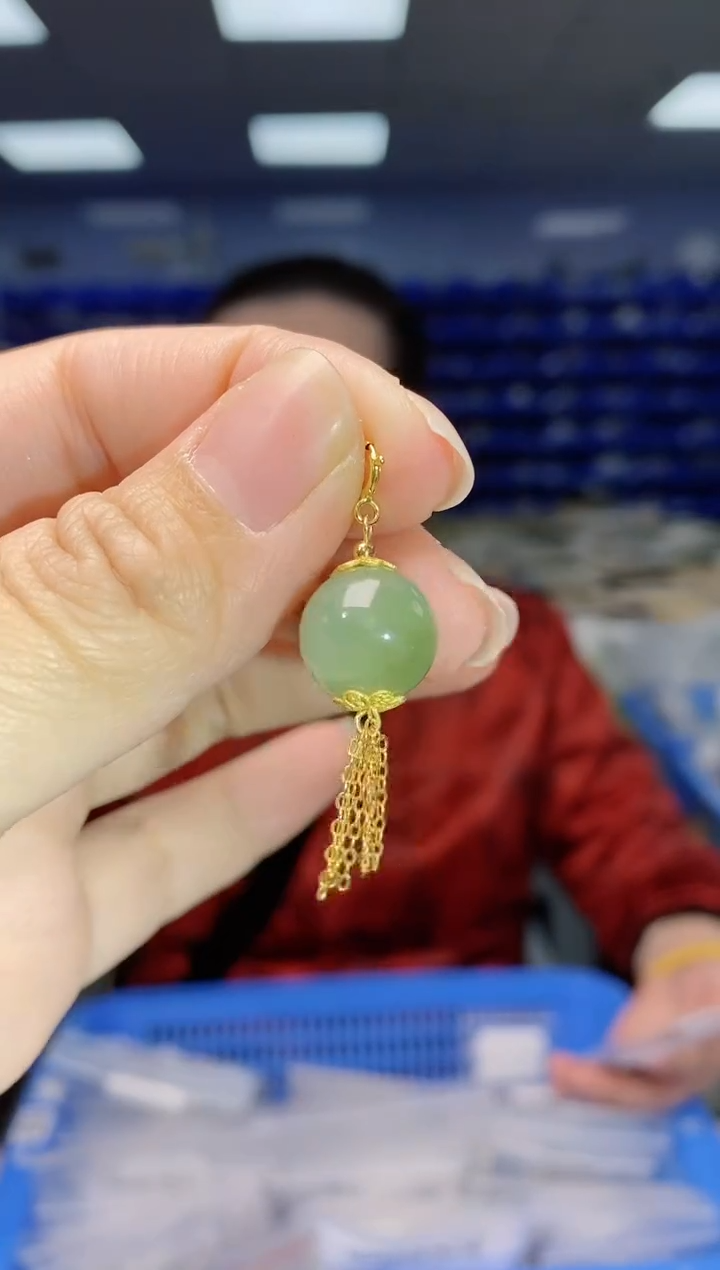 【闪购商品】和田玉吊坠(不含链)银S925镶嵌  G12562