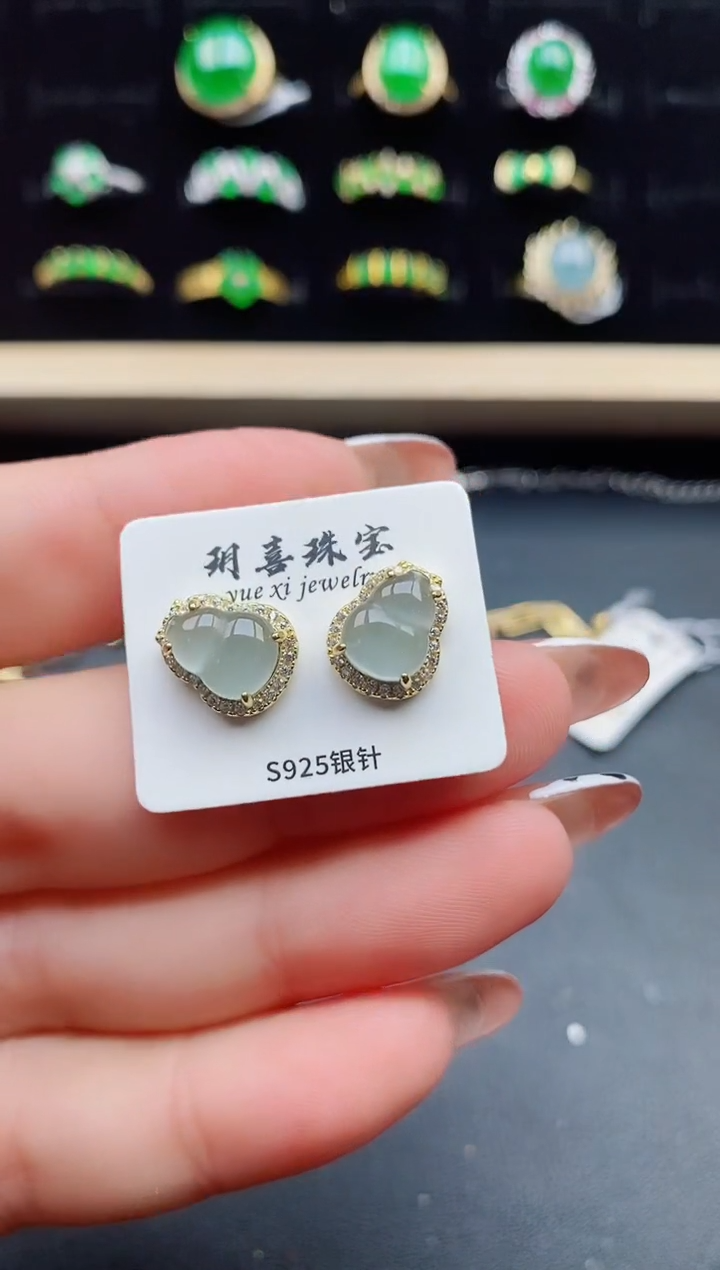 【闪购商品】翡翠戒指银S925镶嵌321321