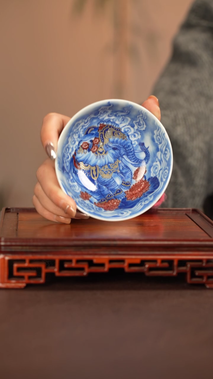 【闪购商品】杯子永明尚玩景德镇手工手绘陶瓷