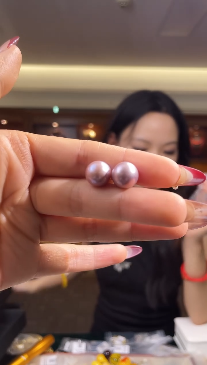 未镶嵌耳饰淡水珍珠 （多样性发一件）