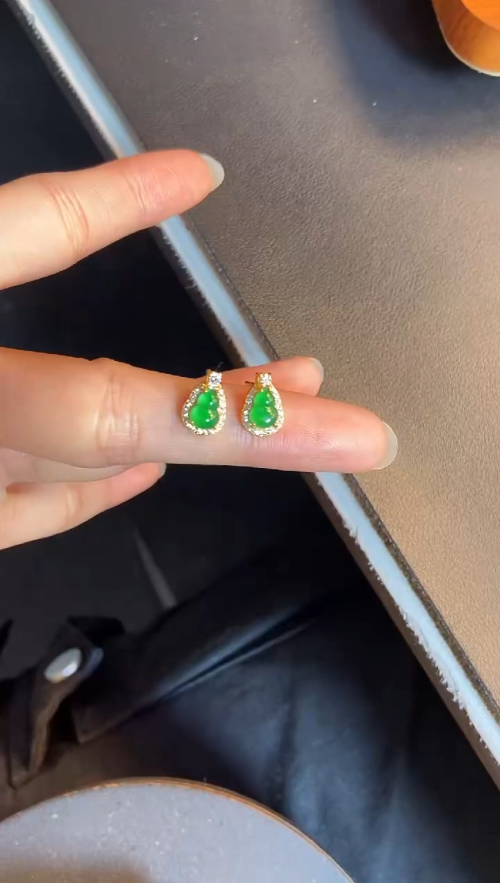 吊坠(不含链)银S925镶嵌翡翠1