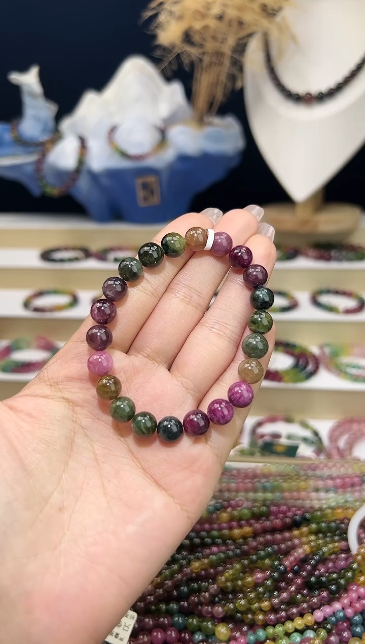 【闪购商品】碧玺/未镶嵌8mm+碧玺单圈多样性发货