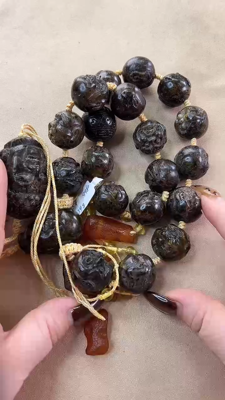 【闪购商品】琥珀颈饰未镶嵌项链