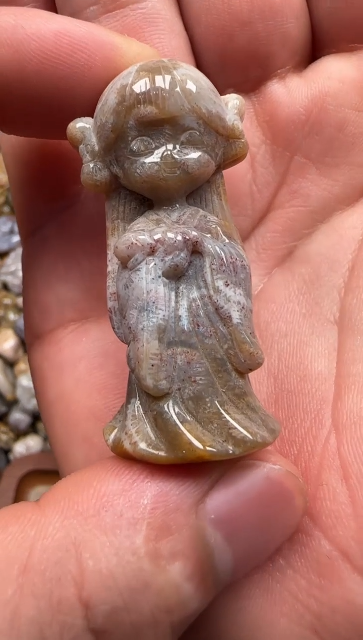 【闪购商品】硅化珊瑚（珊瑚玉）颈饰未镶嵌706