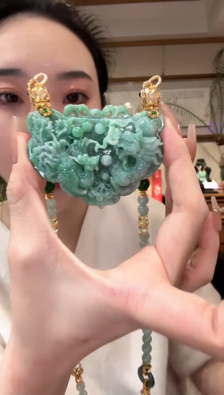 【闪购商品】翡翠颈饰未镶嵌国风