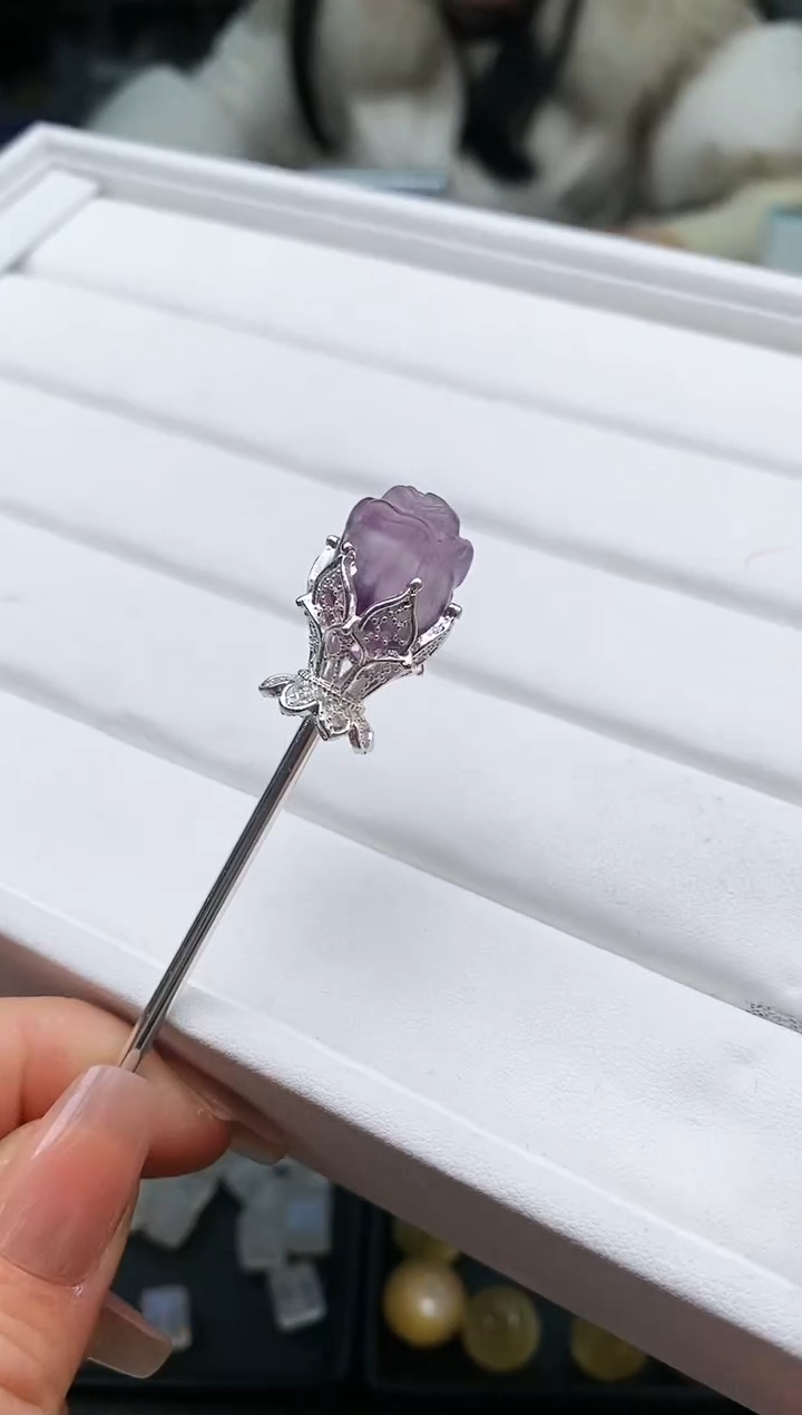 【闪购商品】萤石颈饰未镶嵌190a多样性发其一/1.14/1个