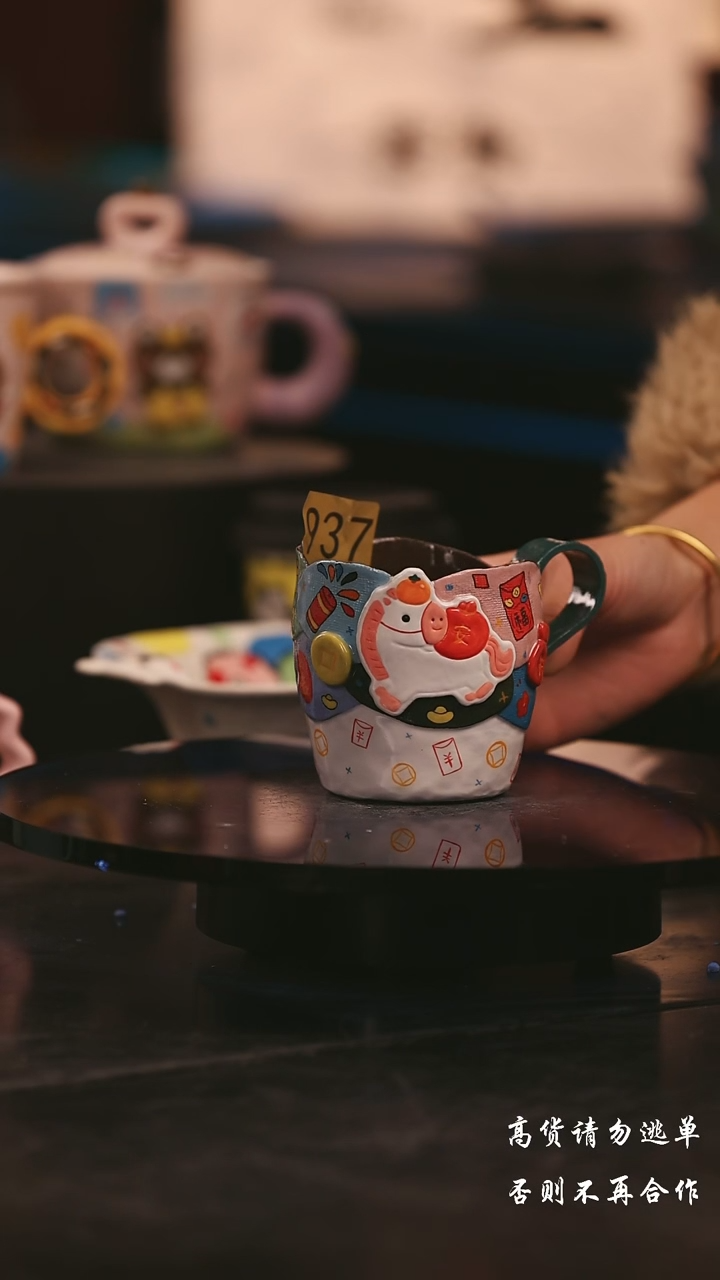 陶瓷景德镇可爱设计师款陶瓷 
