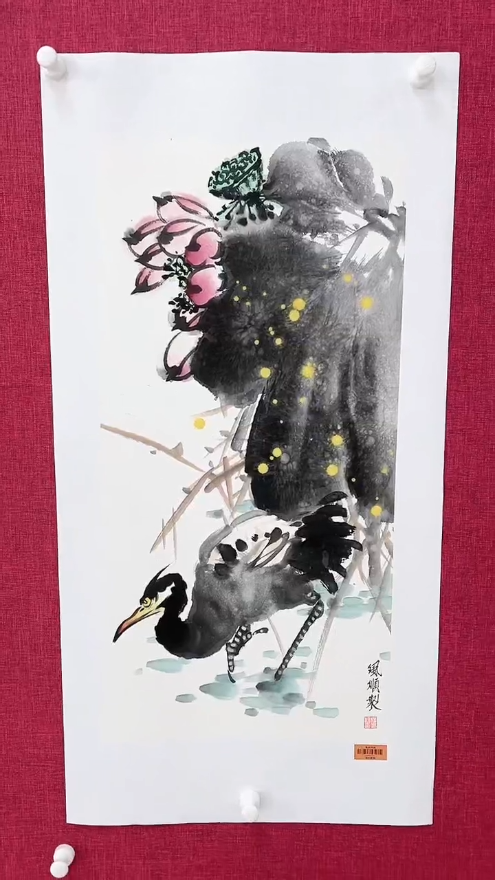 【闪购商品】绘画杨风顺绘画2平尺花鸟