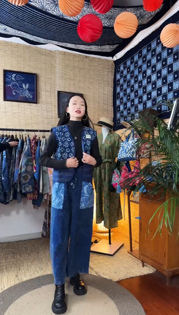 【闪购商品】设计师款蓝小马甲