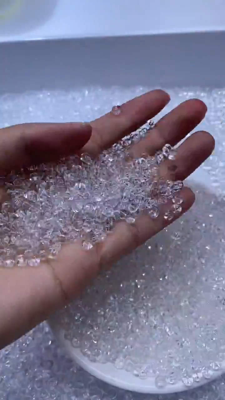 颈饰未镶嵌水晶W2876-白水算盘4*2mm*50颗