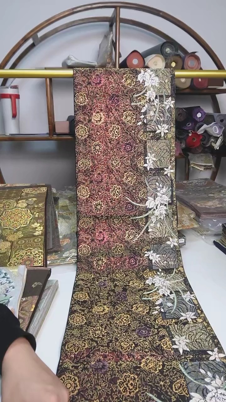 【闪购商品】织绣73西阵织六通兰花