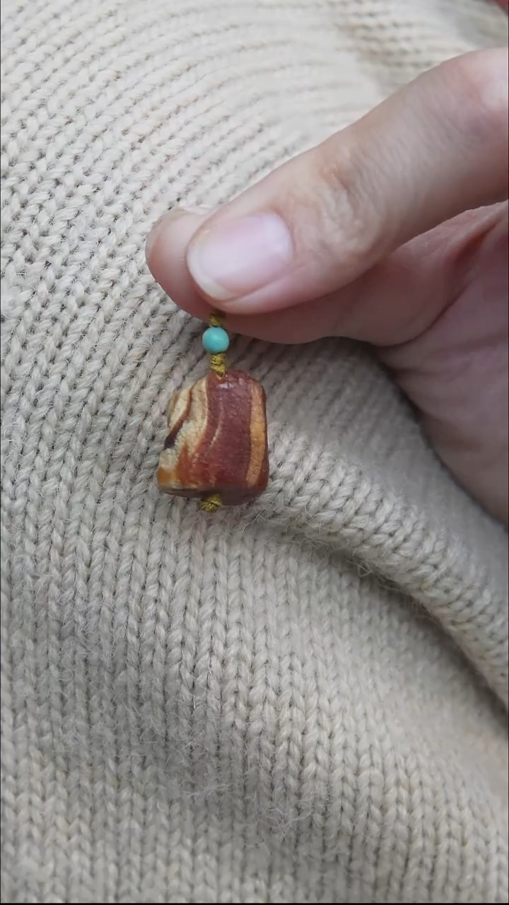 裸石蜜蜡未镶嵌*蜜蜡原石小提溜*活扣头*百搭小配饰*