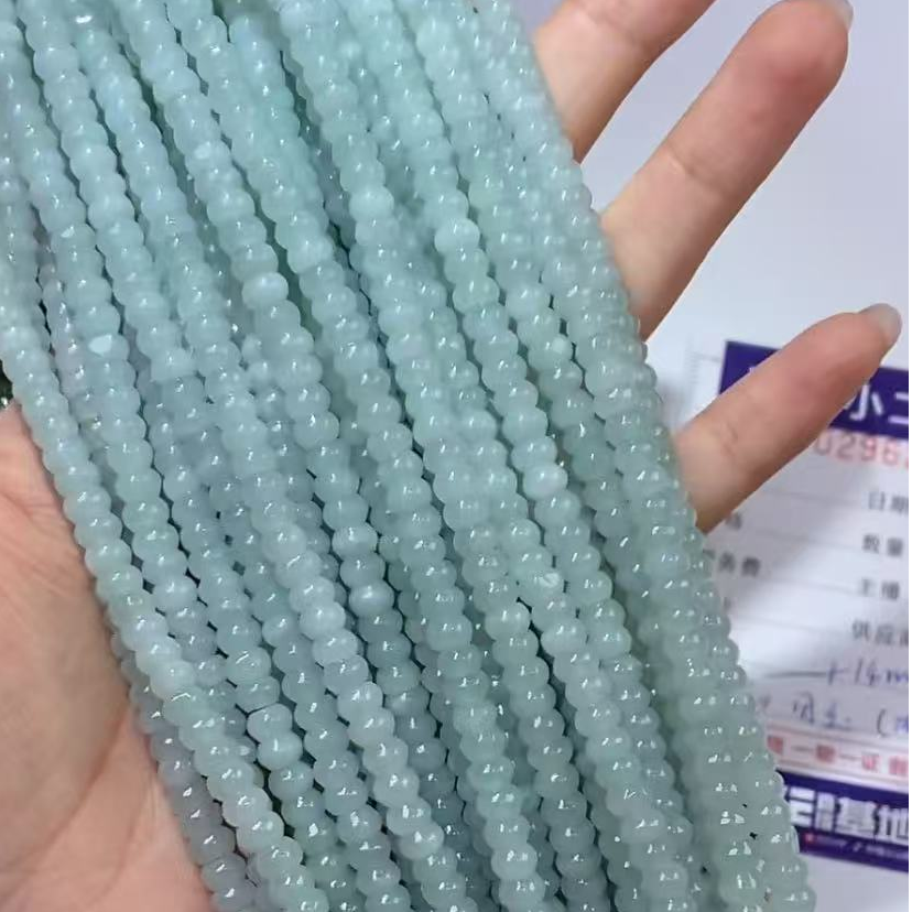 291653/天然缅甸翡翠A货珠链  多样性一件发