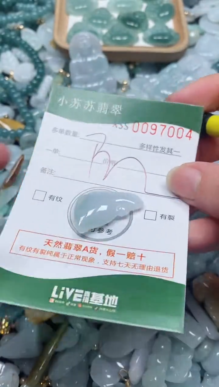 【闪购商品】翡翠颈饰未镶嵌闪购商品0097004