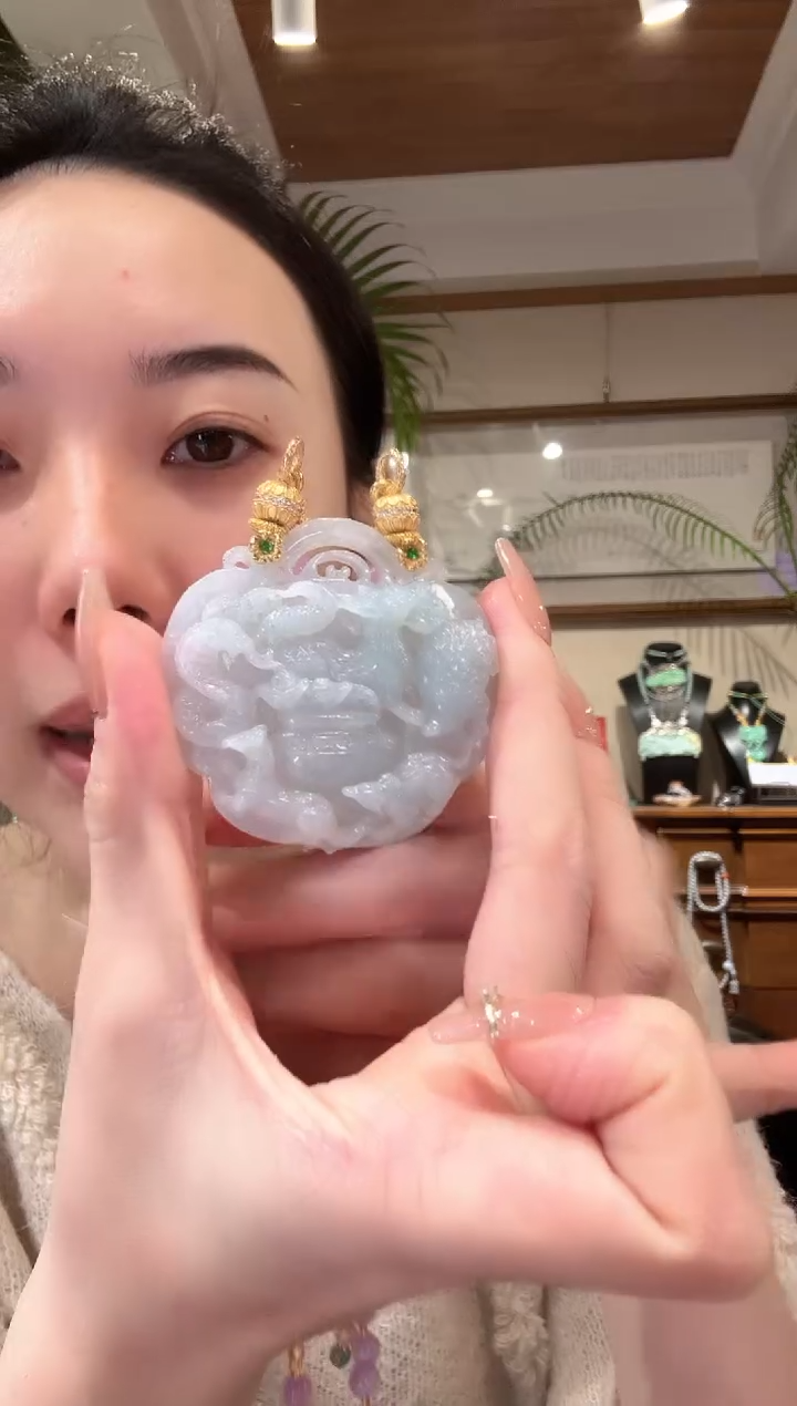 【闪购商品】翡翠颈饰未镶嵌国风