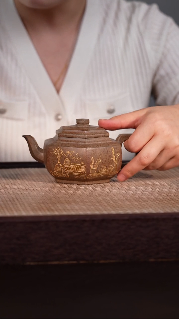 茶壶紫砂段泥柴烧 270cc