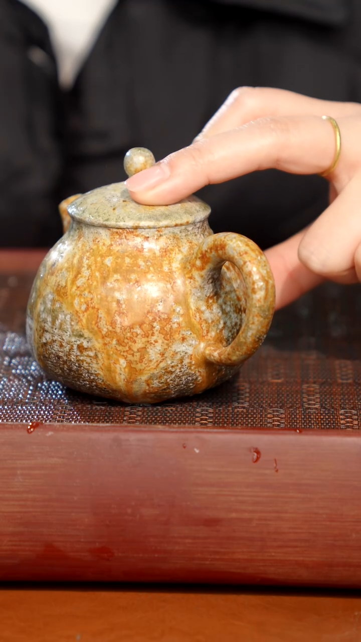 陶瓷奢瓷/瑞寅柴烧茶器（壶）0621微瑕