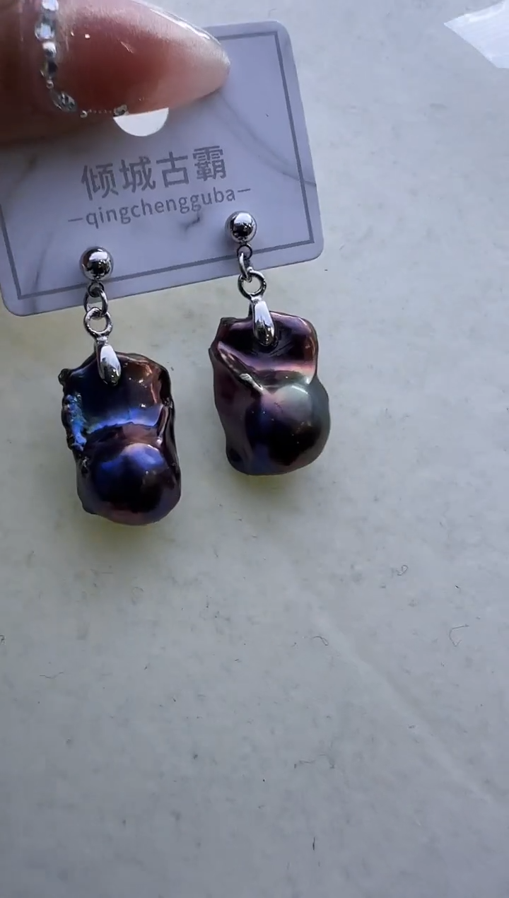 【闪购商品】淡水珍珠耳饰银S925镶嵌957