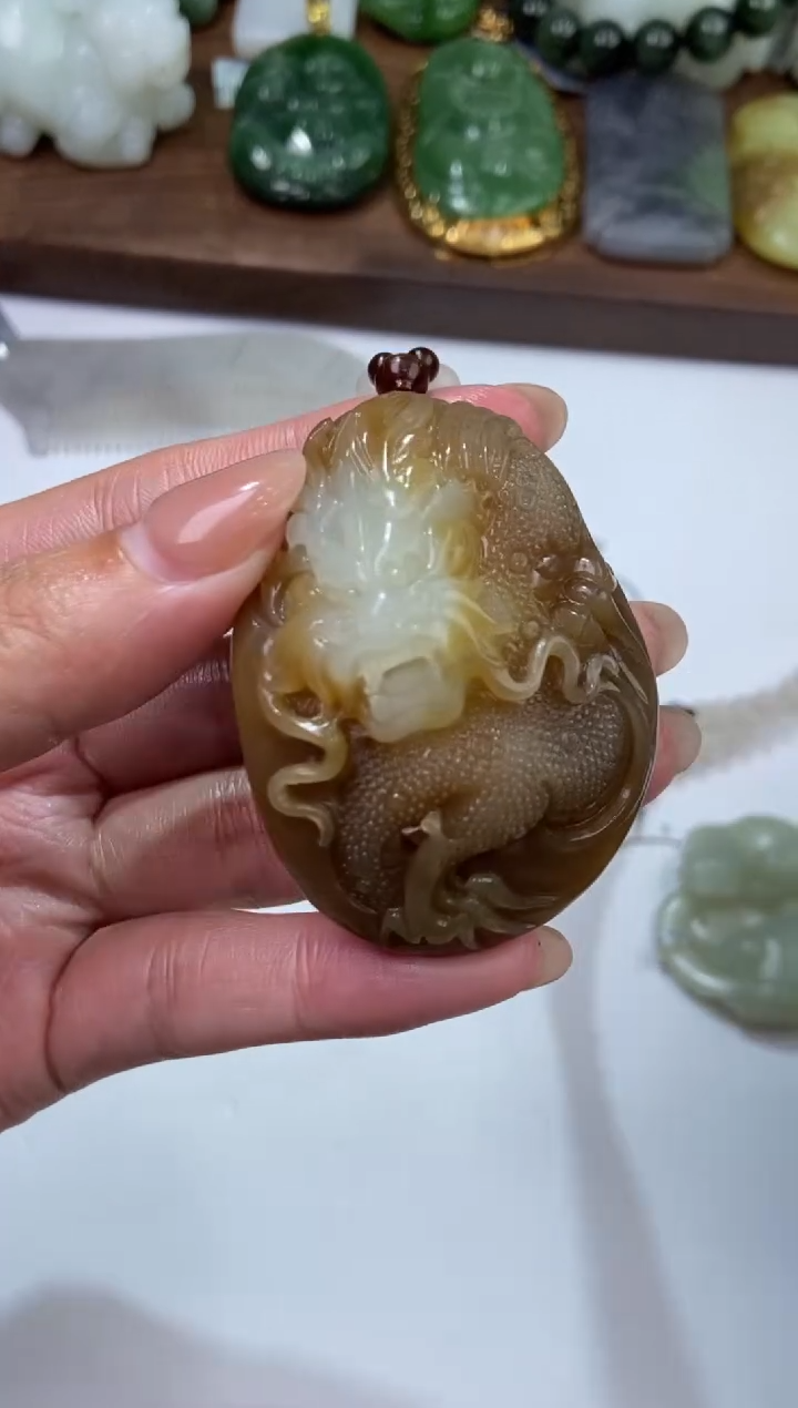 和田玉未镶嵌颈饰2203490  