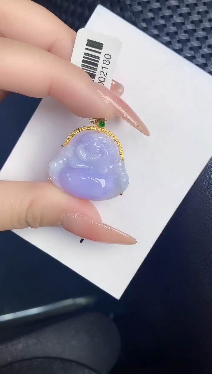 【闪购商品】翡翠颈饰18K金镶嵌000000000