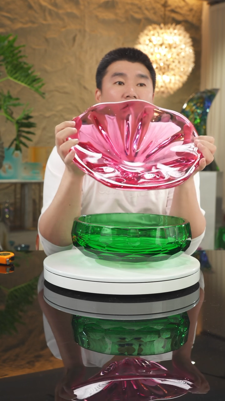 【闪购商品】摆件金红果盘摆件