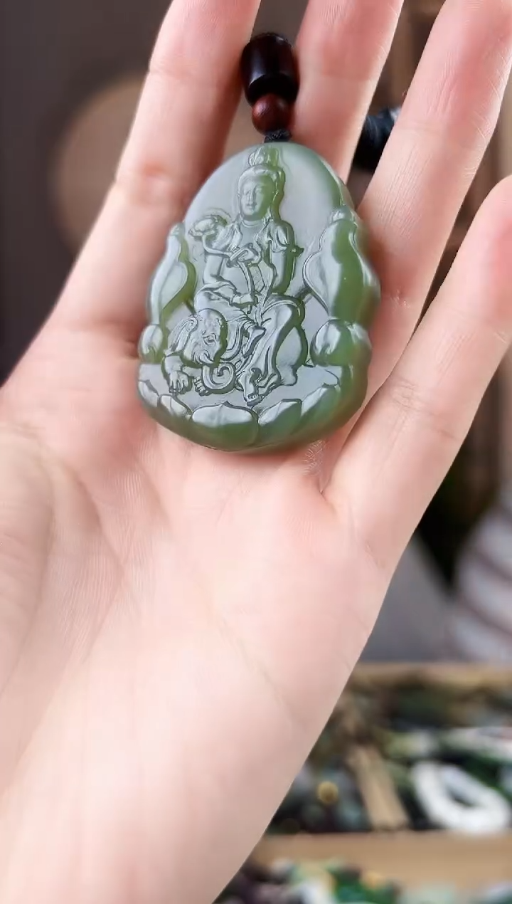 颈饰未镶嵌和田玉拍一发一，多样性发货