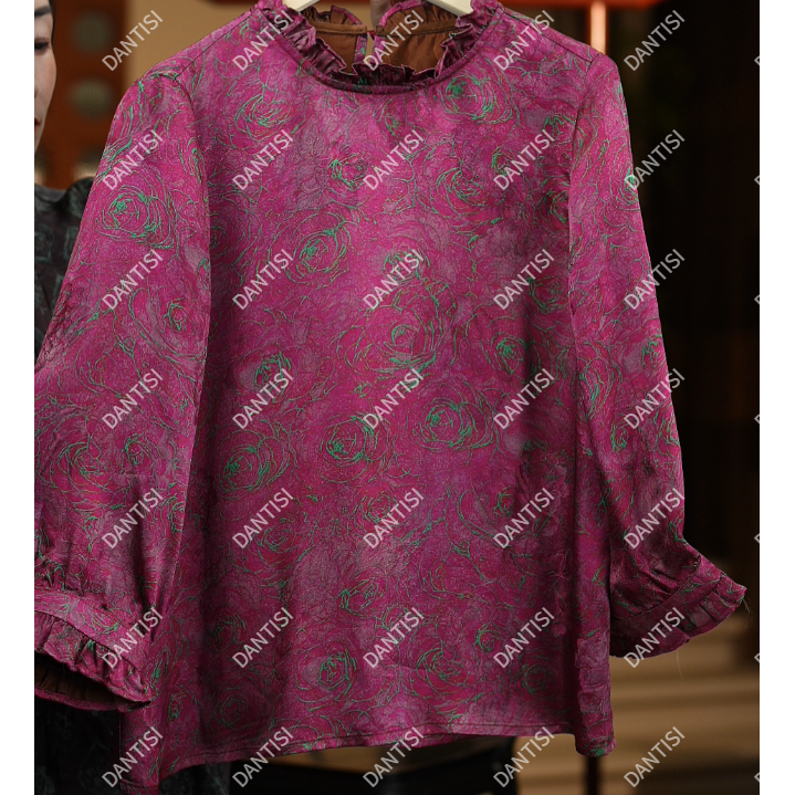 <<非遗美学>>1900秋季木耳领国风大气上衣