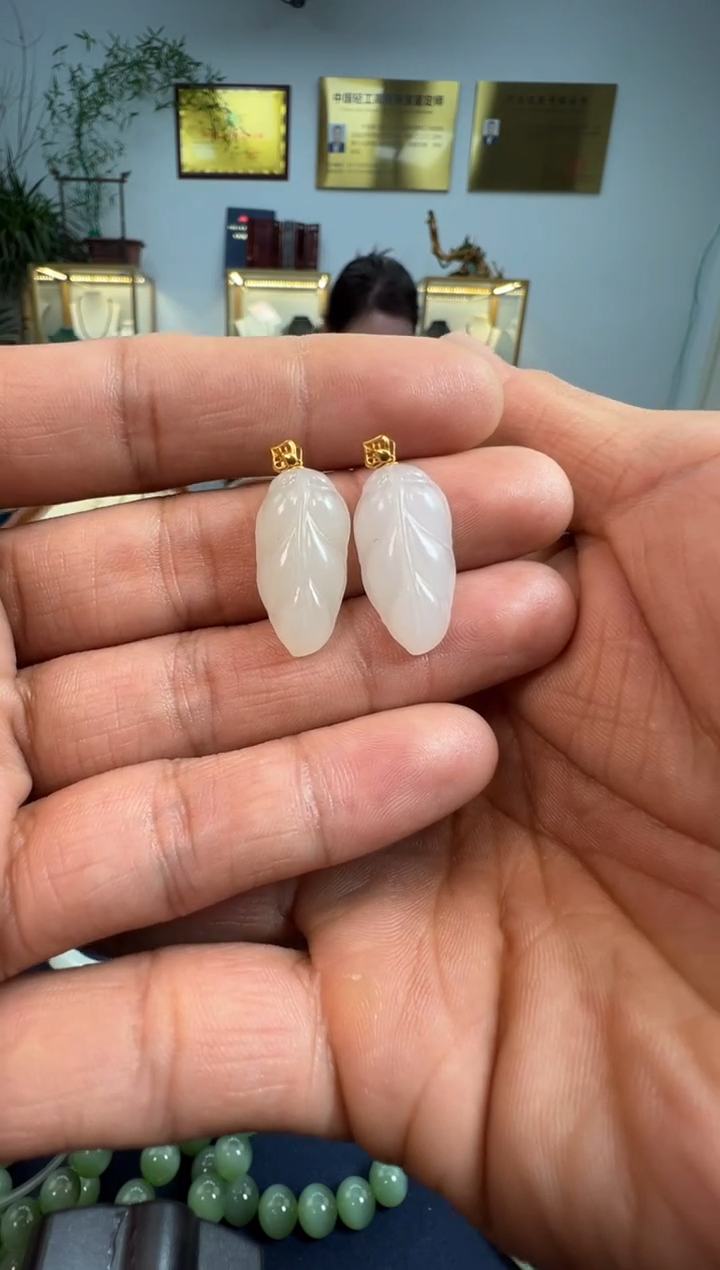 【闪购商品】和田玉吊坠18K金镶嵌多样性发货拍一发一