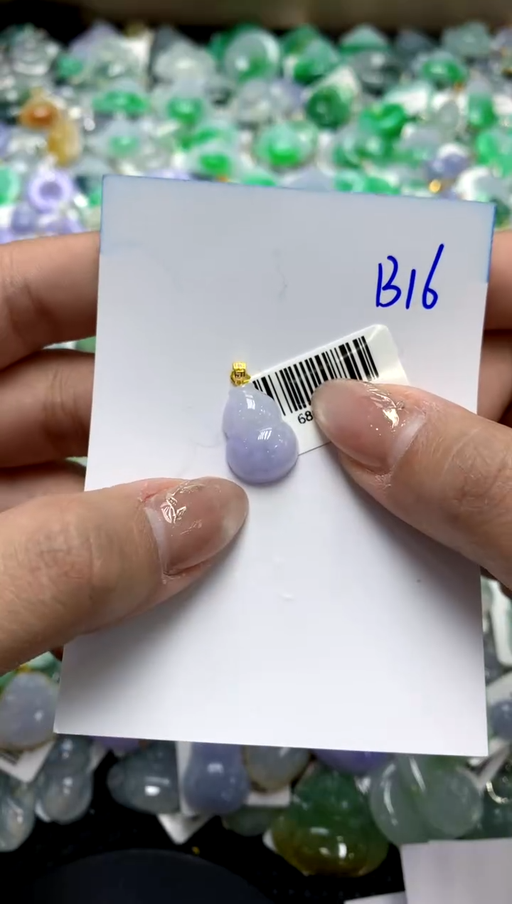 【闪购商品】翡翠颈饰18K金镶嵌11111111