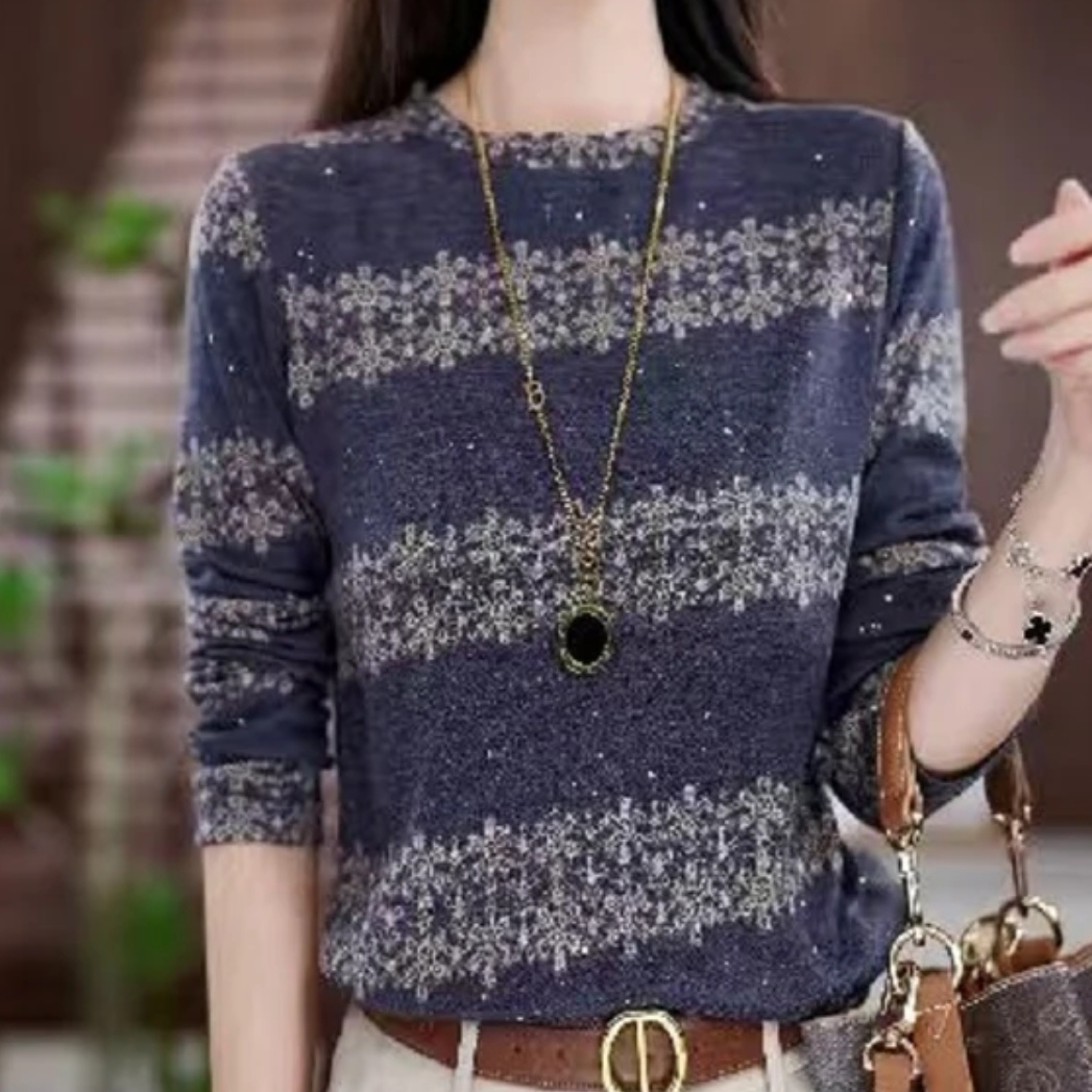 外穿德绒打底衫女长袖秋季大码胖mm宽松遮肚显瘦洋气时尚T恤小衫