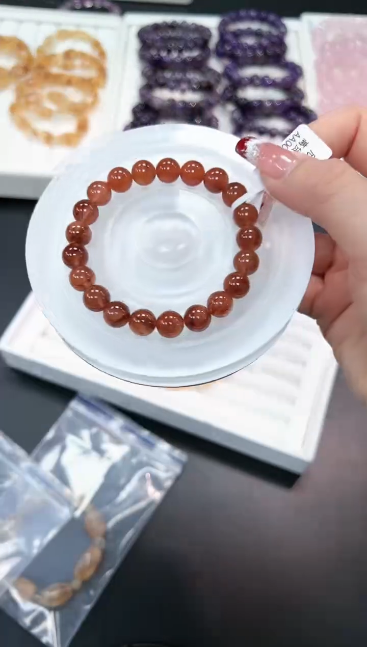 【闪购商品】水晶手串未镶嵌90c多样性发其一/1条默认微瑕