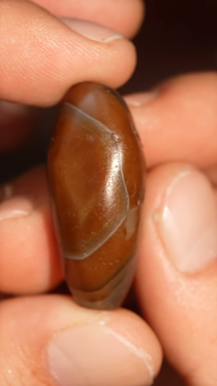 未镶嵌颈饰玛瑙/玉髓冲赛康胡子哥，DIY一217