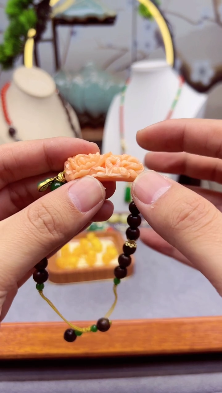 【闪购商品】玛瑙/玉髓手链14K金镶嵌S228``````