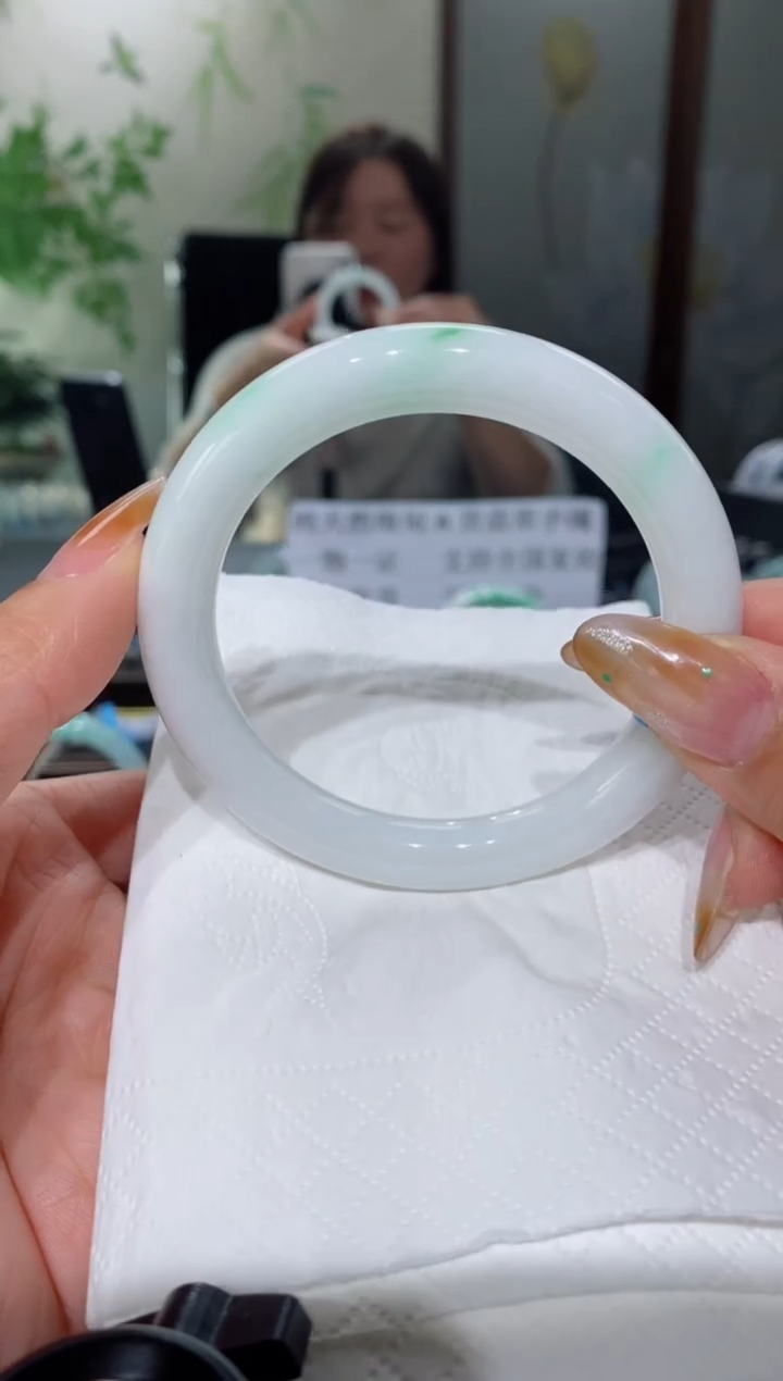 未镶嵌手镯翡翠圈口55-56