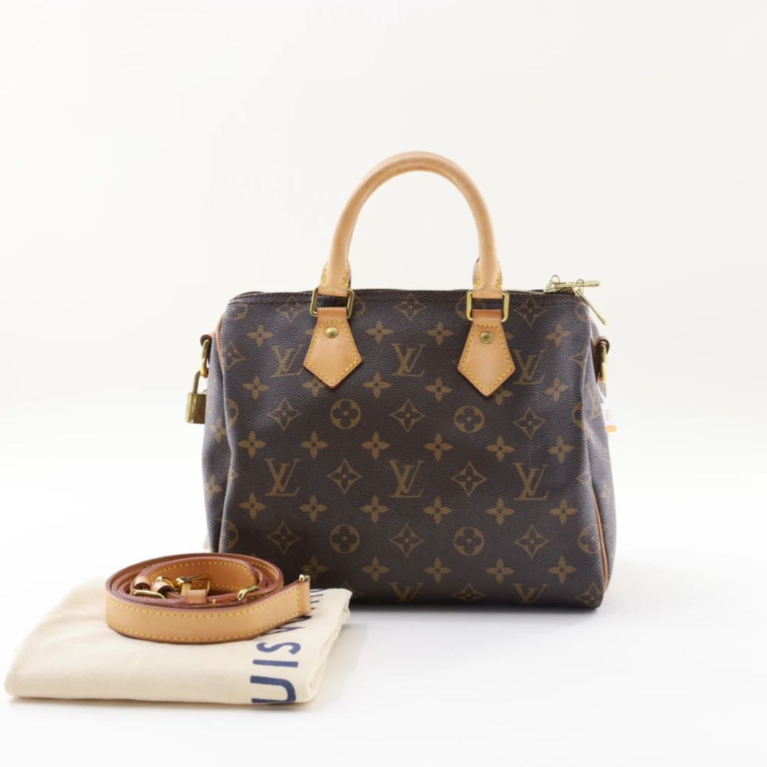 99新 LouisVuitton/路易威登 LV speedy30肩带款