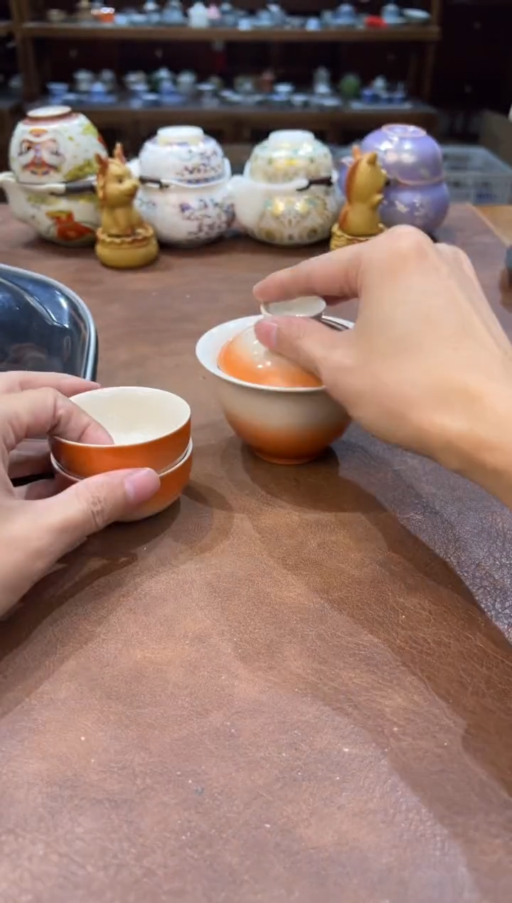 真的很便宜超好看会开片的旅行茶具