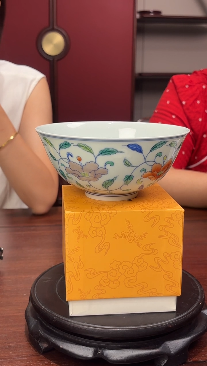 摆件【古县衙】10.10斗彩公碗45