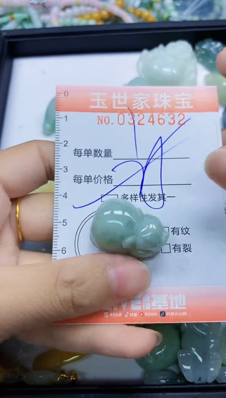 翡翠未镶嵌颈饰闪购0324632多样性发其一