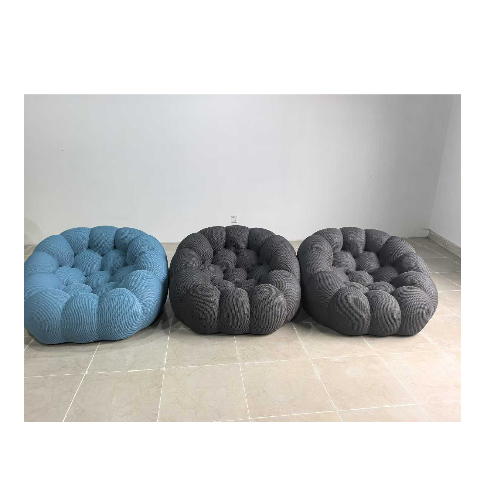 罗奇堡网红懒人泡泡沙发椅单人休闲椅客厅布艺网红高颜值家具椅子