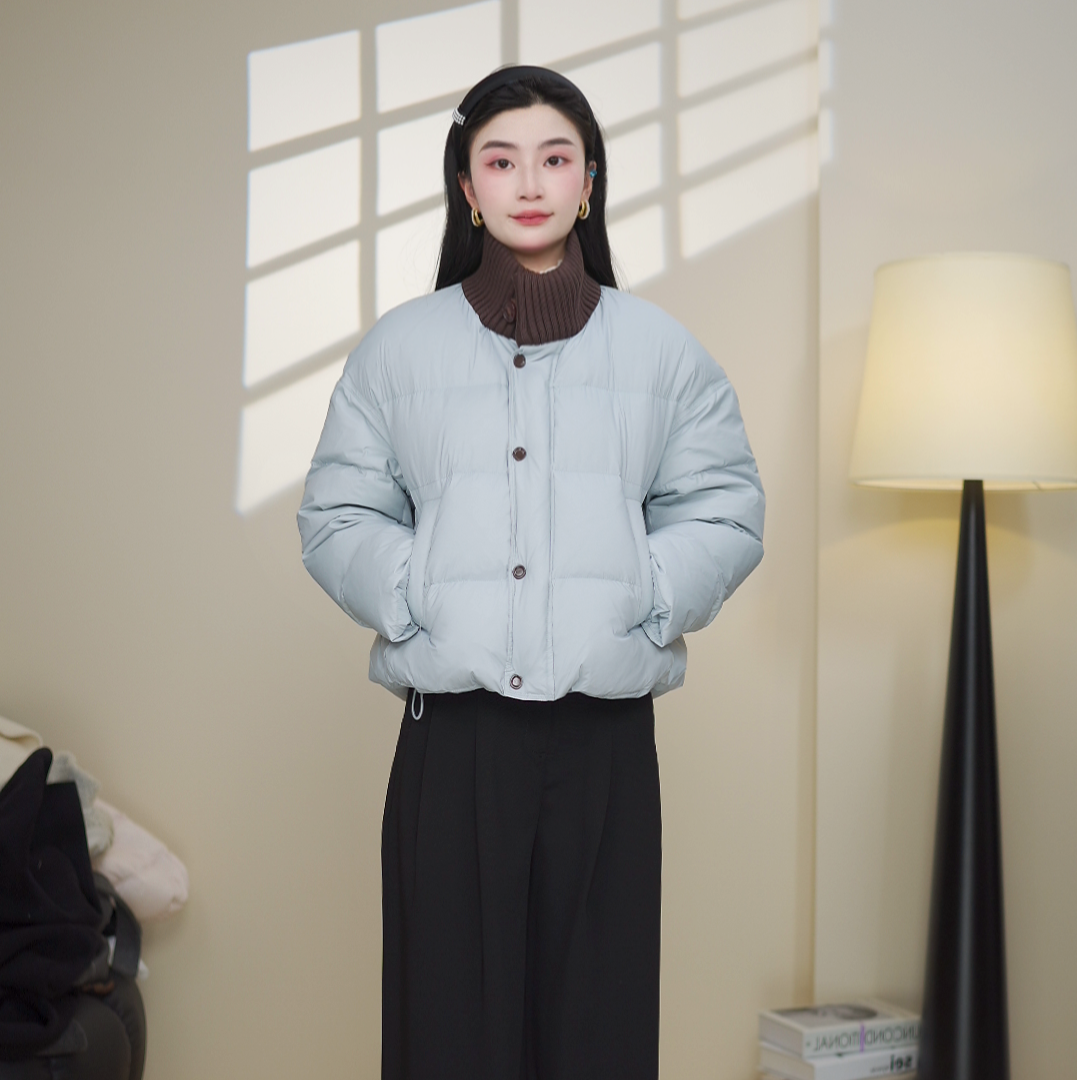 【MM商场专享】女装2025冬季新款时尚休闲百搭羽绒服0391