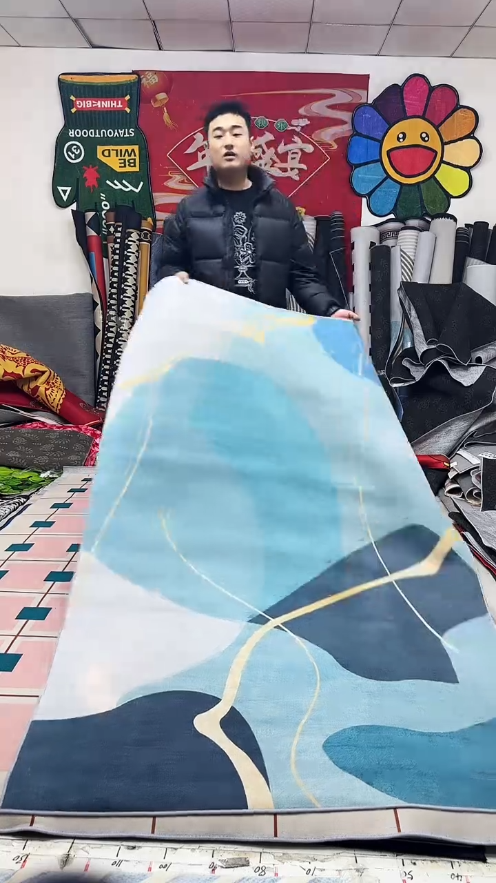 棉棉麻绒084   140*200（全新