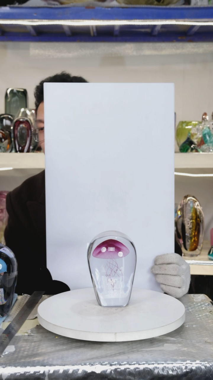 【闪购商品】琉璃高16精品琉璃正常手工痕迹