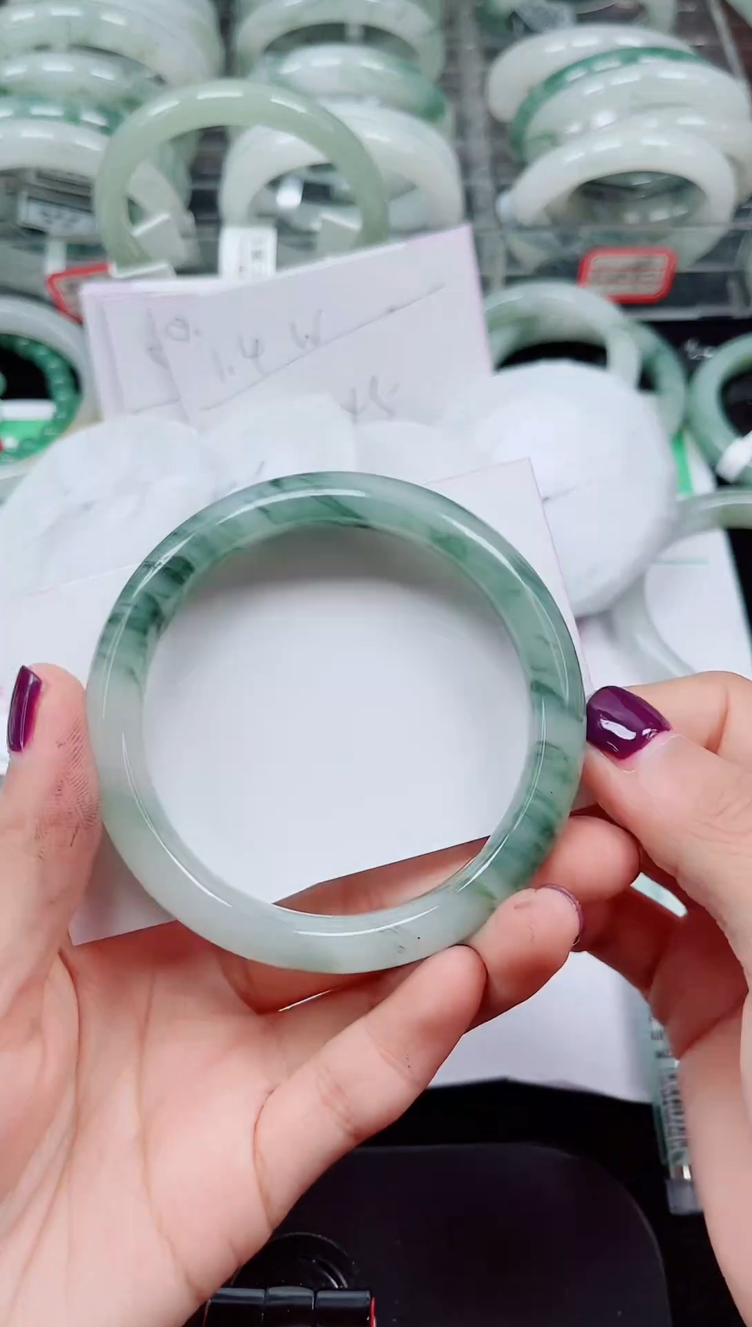 未镶嵌手镯石英质玉189-56/57