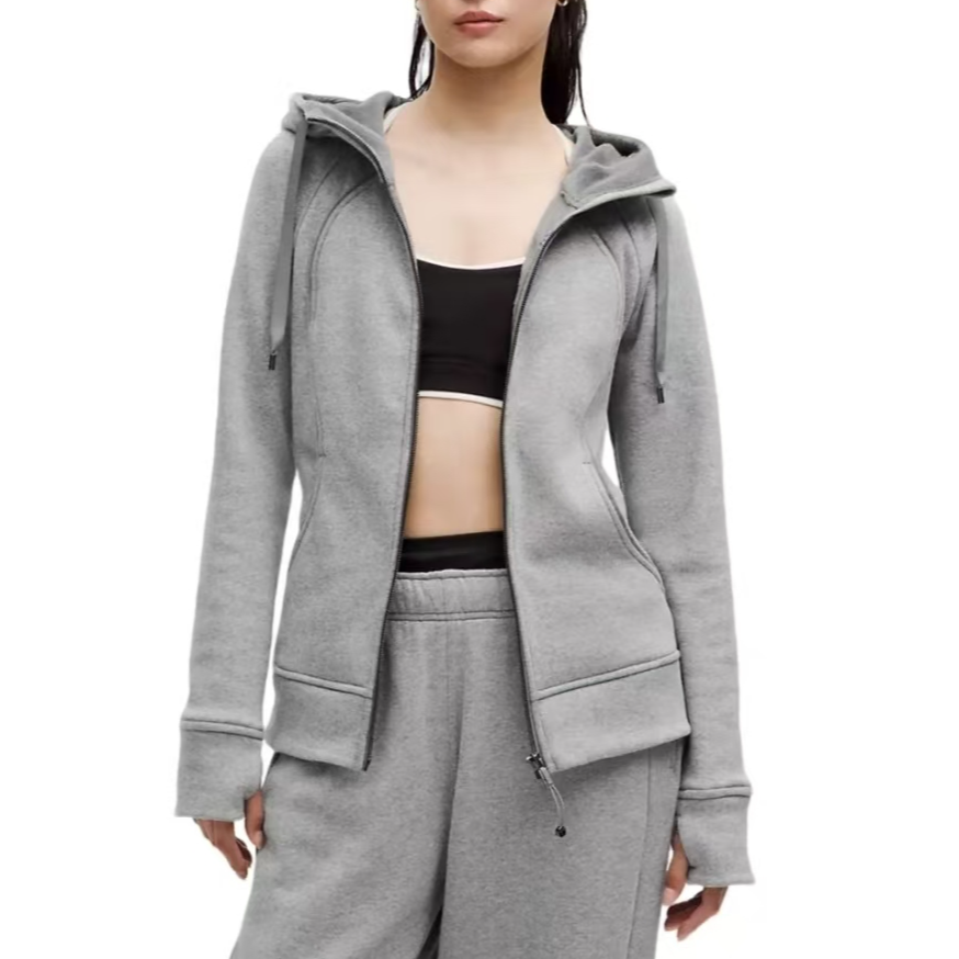 lululemon/露露乐蒙Scuba Full-Zip Plush 厚款修身全拉链连帽衫
