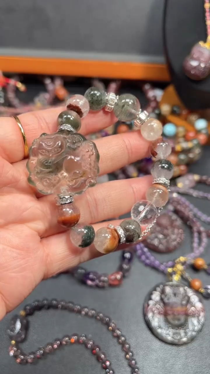 【闪购商品】水晶颈饰未镶嵌【百晶灵儿】天然水晶定制款