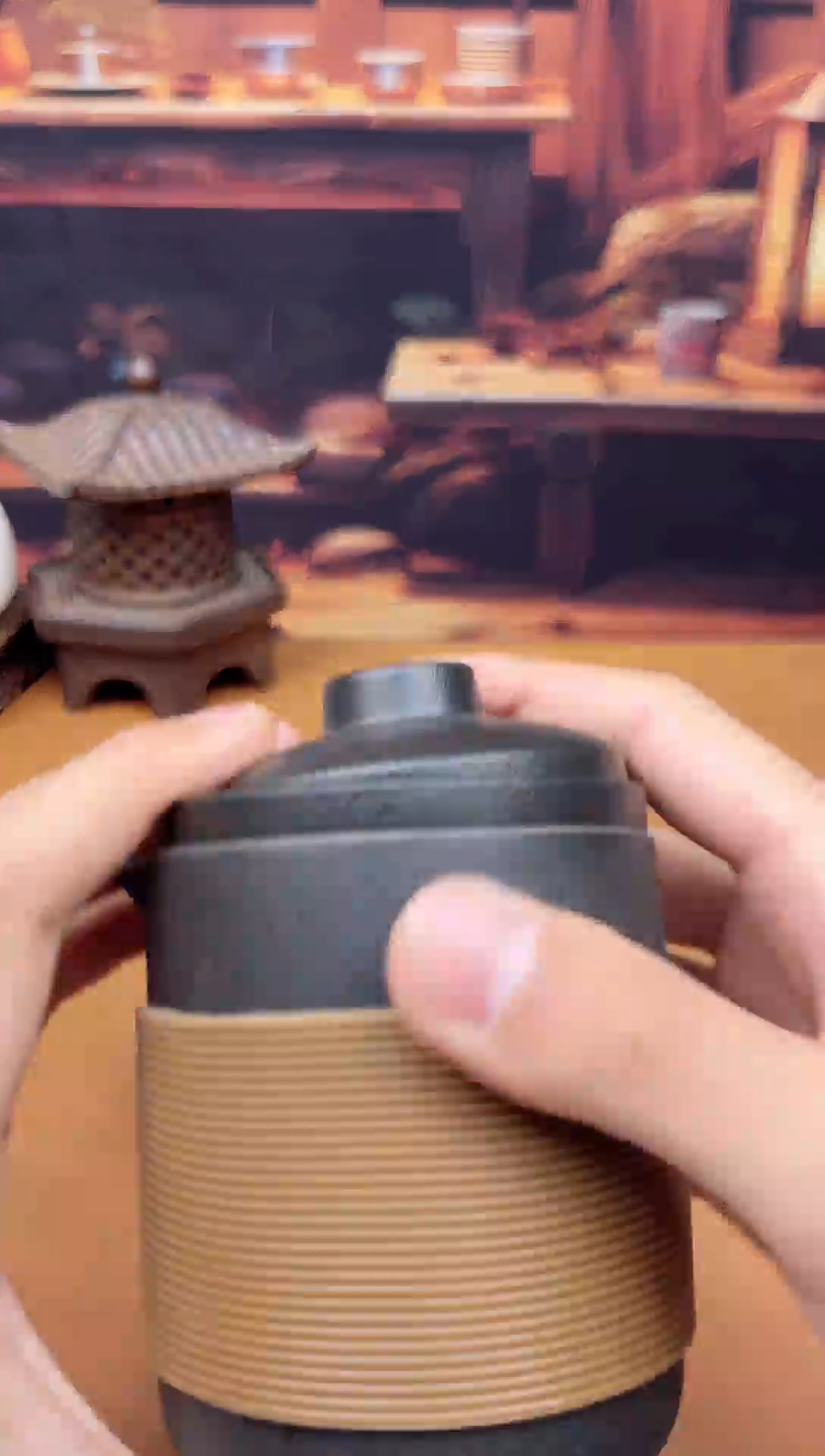 【闪购商品】陶瓷茶具摆件茶叶罐