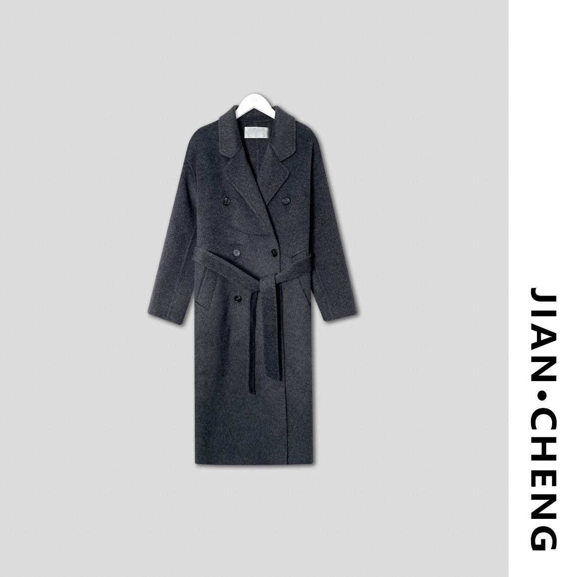 【简柽】中长款毛呢大衣D511-8851