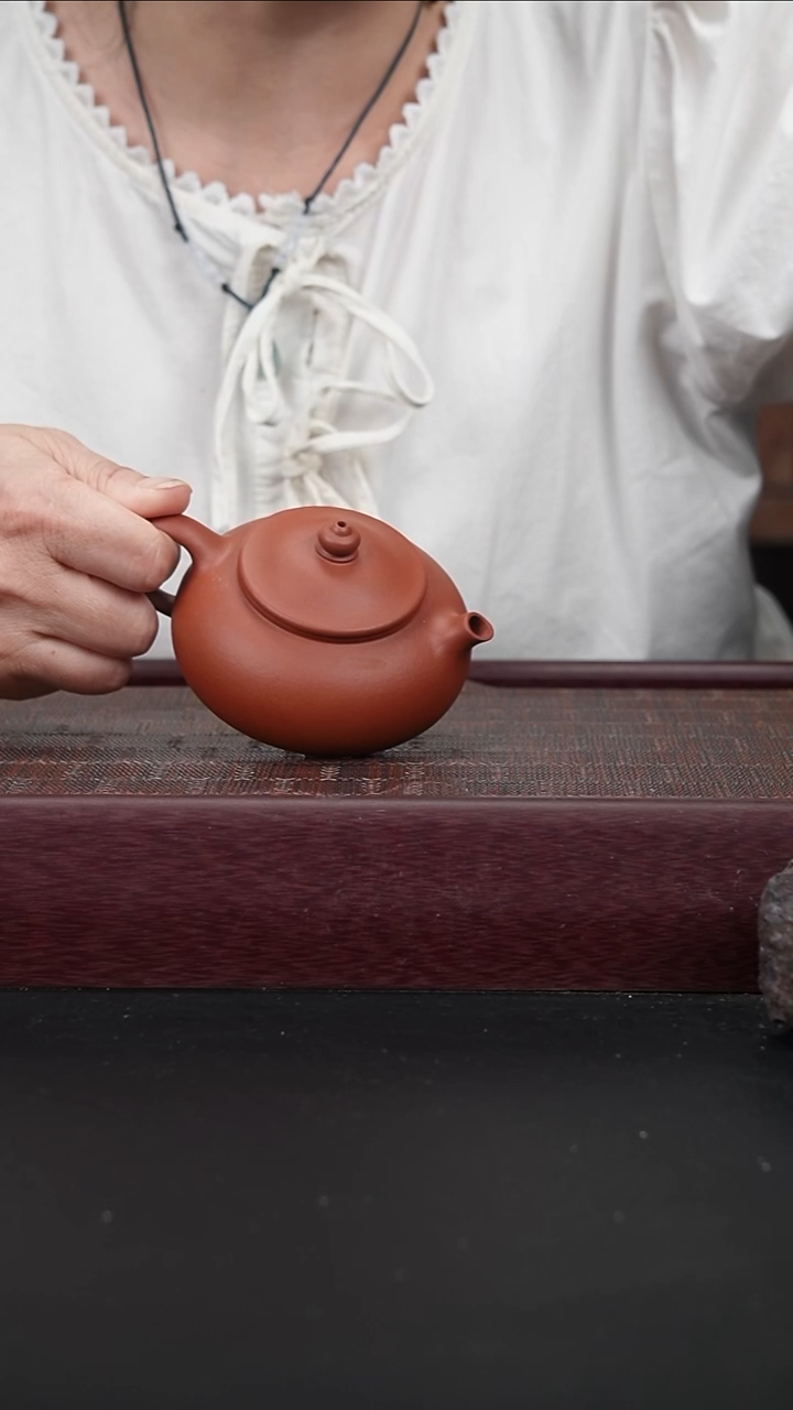 茶壶紫砂ld朱泥寒江160cc