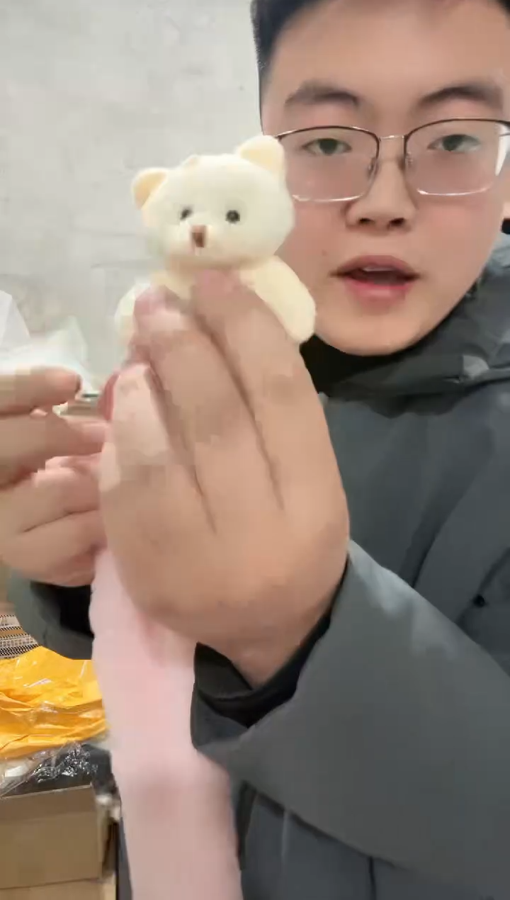 兔毛迷你围巾好可爱1条